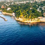 parte della costa di Posillipo vista dall'alto